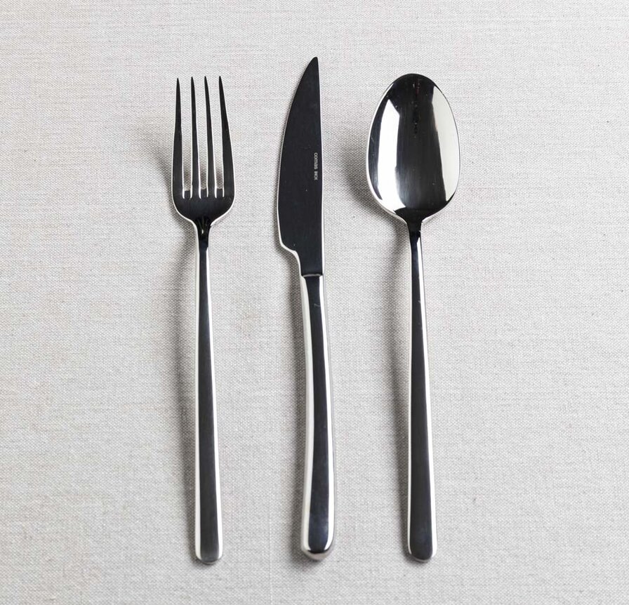 Violet cutlery