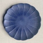 Flower Blue plate 28 cm [RENTAL]