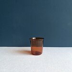 Cast Amber glass 25 cl