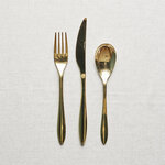 Gioia Gold dessert fork [RENTAL]