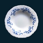 Retro Blue deep plate 23,5 cm