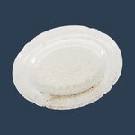 Seance Beige oval plate 32,5 x 24 cm