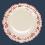 Cyril Burgundy plate 27 cm
