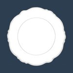 Odette plate 21 cm