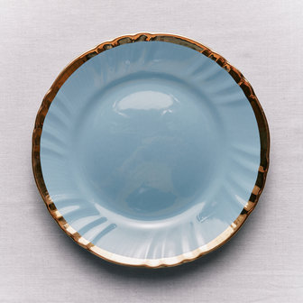 Bord Romantic blauw 20,5 cm