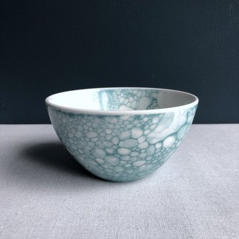 Bubble bowl 15 cm turquoise