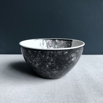 Bubble bowl black 15 cm