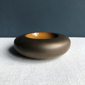 Donut kom brons 17 cm