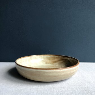 Escura beige bowl 22 cm
