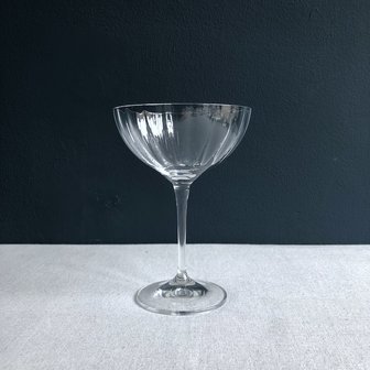 Optic champagne coupe