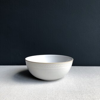 Natural Canvas bowl text 16 cm [SALE]