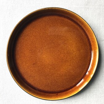 Bitz Black/Amber plate 21 cm