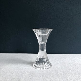 Candle holder glass 13 cm