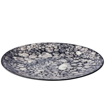 Bord Bubble zwart 27,5 cm