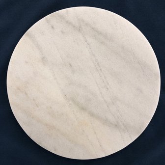 Marble serving board white 33 cm