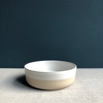 Kom KAVW wit/cr&egrave;me 16 cm