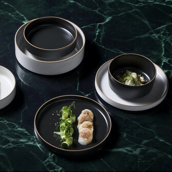 Japan plate black 12 cm