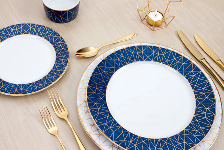 Cosmo Blue plate 27 cm [SALE]