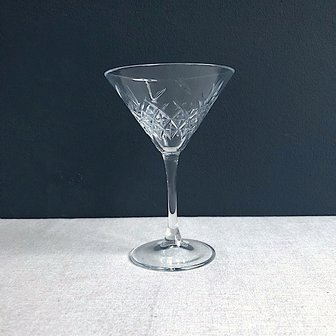 Timeless martini glass