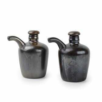 Escura Metallic oil/vinegar bottle