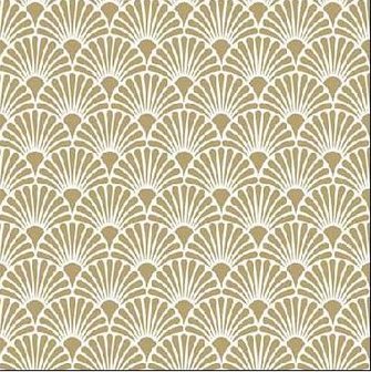 ArtDeco Gold cocktail napkin