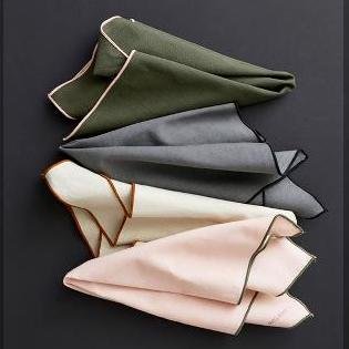 Servet Pink/Olive (2 st)