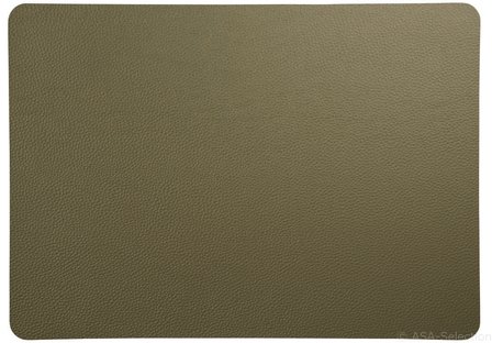 Asa Rough Olive placemat