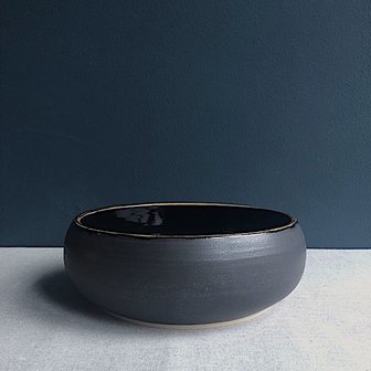 KAVW salad bowl black 22 cm