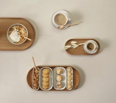 Wooden tray 35,5 cm