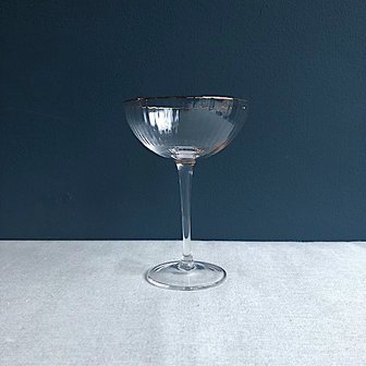 Palermo Gold champagne coupe