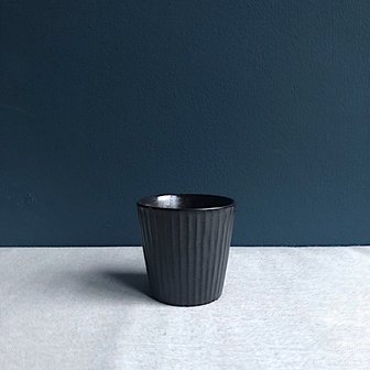 Aurora Black coffee saucer