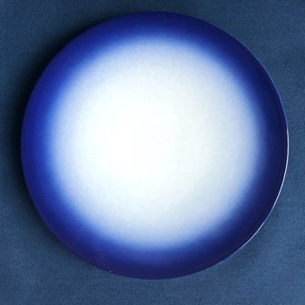 Bord Blue Shades Halo 26 cm