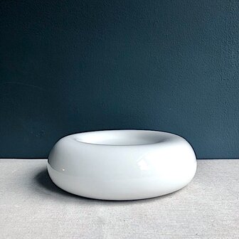 Donut bowl white 22 cm [RENTAL]