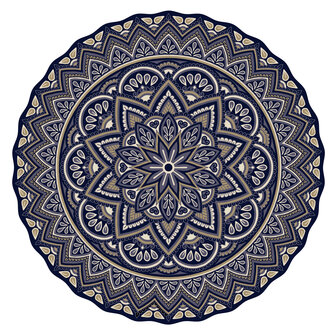 Placemat Mandala 3 blue