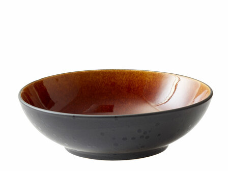 Bitz Black/Amber salad bowl 24 cm