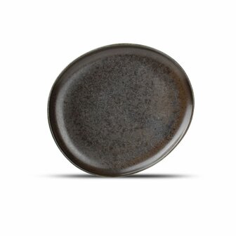 Black Ceres plate 21x18 cm [RENTAL]