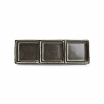 Black Ceres plate 24x8 cm