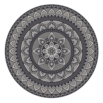 Placemat Mandala 1 grey