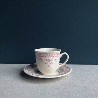 Rose coffee cup/saucer