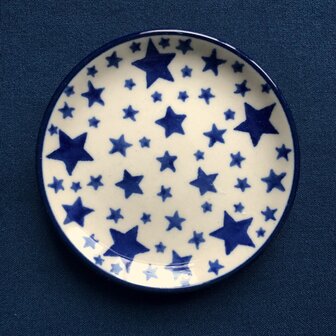 White Stars plate 10 cm