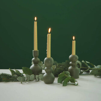 Como candle holder green 15 cm
