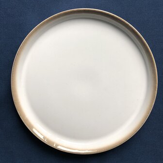 Bitz Grey/Cream plate 17 cm