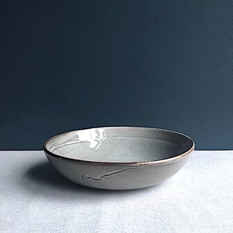 Grey Ceres deep plate 22 cm