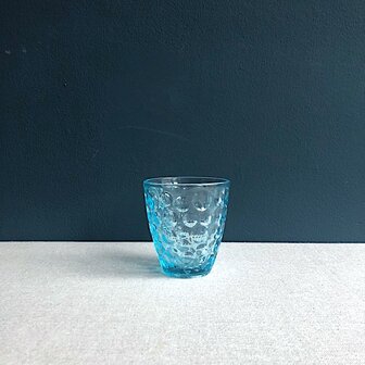 Bubble Blue glass 22 cl