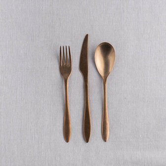 Gioia Bronze dessert knife [RENTAL]