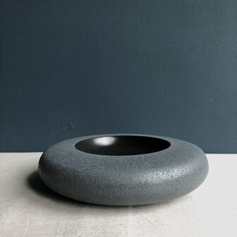 Donut bowl black 22 cm [RENTAL]