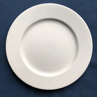 Bord Bitz Matte Cream 22 cm Verhuur