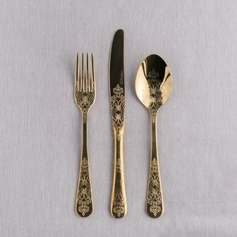 Antique Gold table fork [RENTAL]