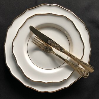 Antique Gold table knife [RENTAL]