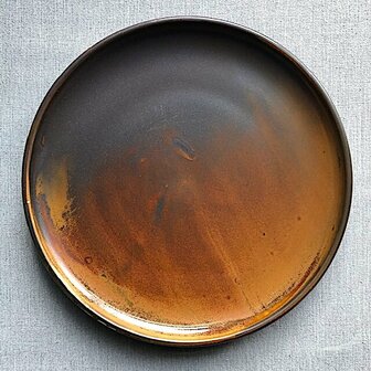 Escura plate brown 20,5 cm